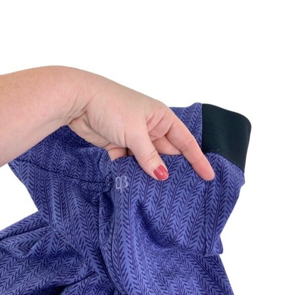 Betabrand Purple Power Down Pants Ankle Leggings - Picture 4 of 7